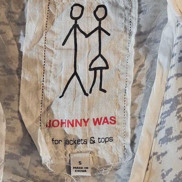 Johnny Was Women’s Ivory S Artisanal Core Cottage Boho Chic Rayon Summer Top - Picture 10 of 14